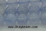 CBC453 15.5 inches 10mm round blue chalcedony beads wholesale