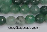 CBC701 15.5 inches 6mm faceted round African green chalcedony beads