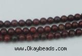 CBD10 15.5 inches 4mm round brecciated jasper gemstone beads