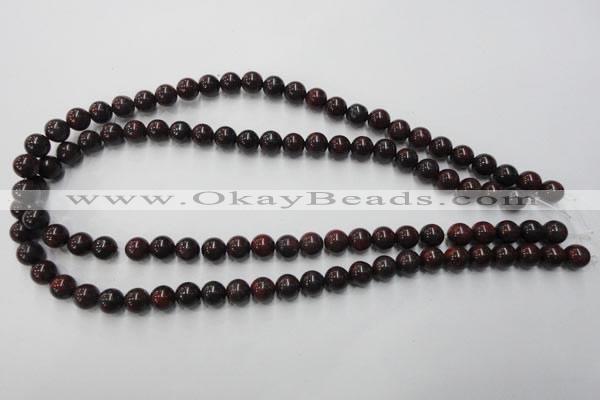 CBD152 15.5 inches 8mm round Chinese brecciated jasper beads