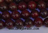 CBD352 15.5 inches 8mm round poppy jasper beads wholesale