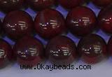 CBD355 15.5 inches 14mm round poppy jasper beads wholesale