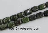 CBG19 15.5 inches 6*8mm rectangle bronze green gemstone beads