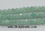 CBJ01 15.5 inches 4*6mm faceted rondelle jade beads wholesale