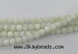 CBJ201 15.5 inches 4mm round butter jade beads wholesale