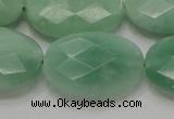 CBJ31 15.5 inches 22*30mm faceted oval jade beads wholesale