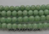 CBJ326 15.5 inches 6mm round AA grade natural jade beads