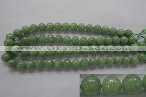 CBJ329 15.5 inches 12mm round AA grade natural jade beads