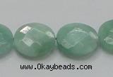 CBJ38 15.5 inches 20mm faceted flat round jade beads wholesale