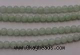 CBJ400 15.5 inches 4mm round natural jade beads wholesale