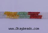 CBJ661 15.5 inches 6mm round mixed jade beads wholesale