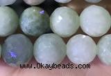 CBJ666 15.5 inches 6mm faceted round jade beads wholesale