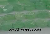 CBJ69 15.5 inches 6*8mm faceted rectangle jade gemstone beads