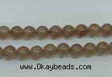 CBQ201 15.5 inches 6mm round strawberry quartz beads wholesale