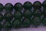 CBQ423 15.5 inches 8mm round green strawberry quartz beads