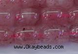 CBQ448 15.5 inches 12*16mm drum strawberry quartz beads