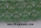 CBQ492 15.5 inches 8mm round green strawberry quartz beads