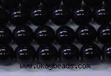 CBQ501 15.5 inches 6mm round natural black quartz beads