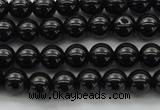 CBS500 15.5 inches 6mm round A grade black spinel beads