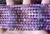 CBS560 15.5 inches 4mm faceted round pink spinel beads wholesale