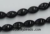 CBT05 16 inches 8*12mm rice natural biotite beads wholesale