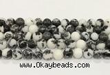 CBW174 15.5 inches 12mm round black & white jasper gemstone beads wholesale