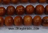 CBW502 15.5 inches 8mm round bayong wood beads wholesale