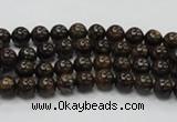 CBZ100 15.5 inches 4mm round bronzite gemstone beads