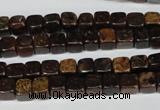 CBZ205 15.5 inches 6*6mm cube bronzite gemstone beads