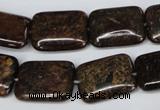 CBZ238 15.5 inches 15*20mm rectangle bronzite gemstone beads