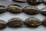 CBZ305 15.5 inches 12*20mm marquise bronzite gemstone beads wholesale