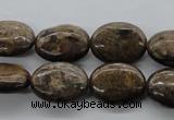 CBZ306 15.5 inches 15*20mm oval bronzite gemstone beads wholesale