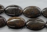 CBZ307 15.5 inches 18*25mm oval bronzite gemstone beads wholesale