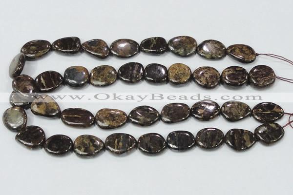 CBZ60 15.5 inches 18*25mm freeform bronzite gemstone beads