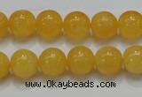 CCA06 15.5 inches 12mm round yellow calcite gemstone beads wholesale