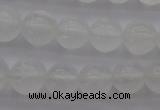 CCA353 15.5 inches 8mm round white calcite beads wholesale