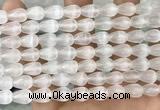 CCA377 15.5 inches 7*10mm teardrop white calcite gemstone beads