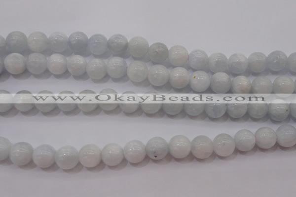 CCA403 15.5 inches 10mm round blue calcite beads wholesale