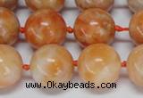 CCA455 15.5 inches 14mm round orange calcite gemstone beads