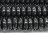 CCB1196 15 inches 4.5*10mm rondelle shungite gemstone beads