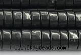 CCB1220 15 inches 3*8mm heishi shungite gemstone beads