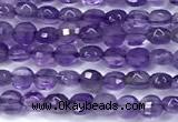 CCB1357 15 inches 2.5mm faceted coin amethyst beads