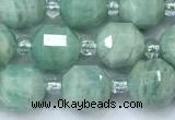 CCB1434 15 inches 7mm - 8mm faceted amazonite beads