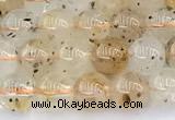 CCB1550 15 inches 6mm round mica quartz beads