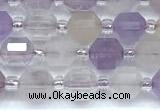 CCB1566 15 inches 5mm - 6mm faceted lavender amethyst beads