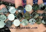 CCB506 15.5 inches 16mm coin jade gemstone beads wholesale