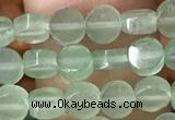 CCB513 15.5 inches 4mm coin green aventurine beads wholesale