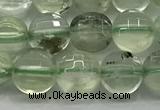 CCB702 15.5 inches 6mm faceted coin prehnite gemstone beads