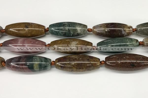 CCB782 15.5 inches 15*38mm - 16*40mm rice ocean agate beads