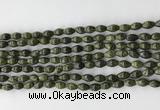 CCB803 15.5 inches 4*6mm rice gemstone beads wholesale